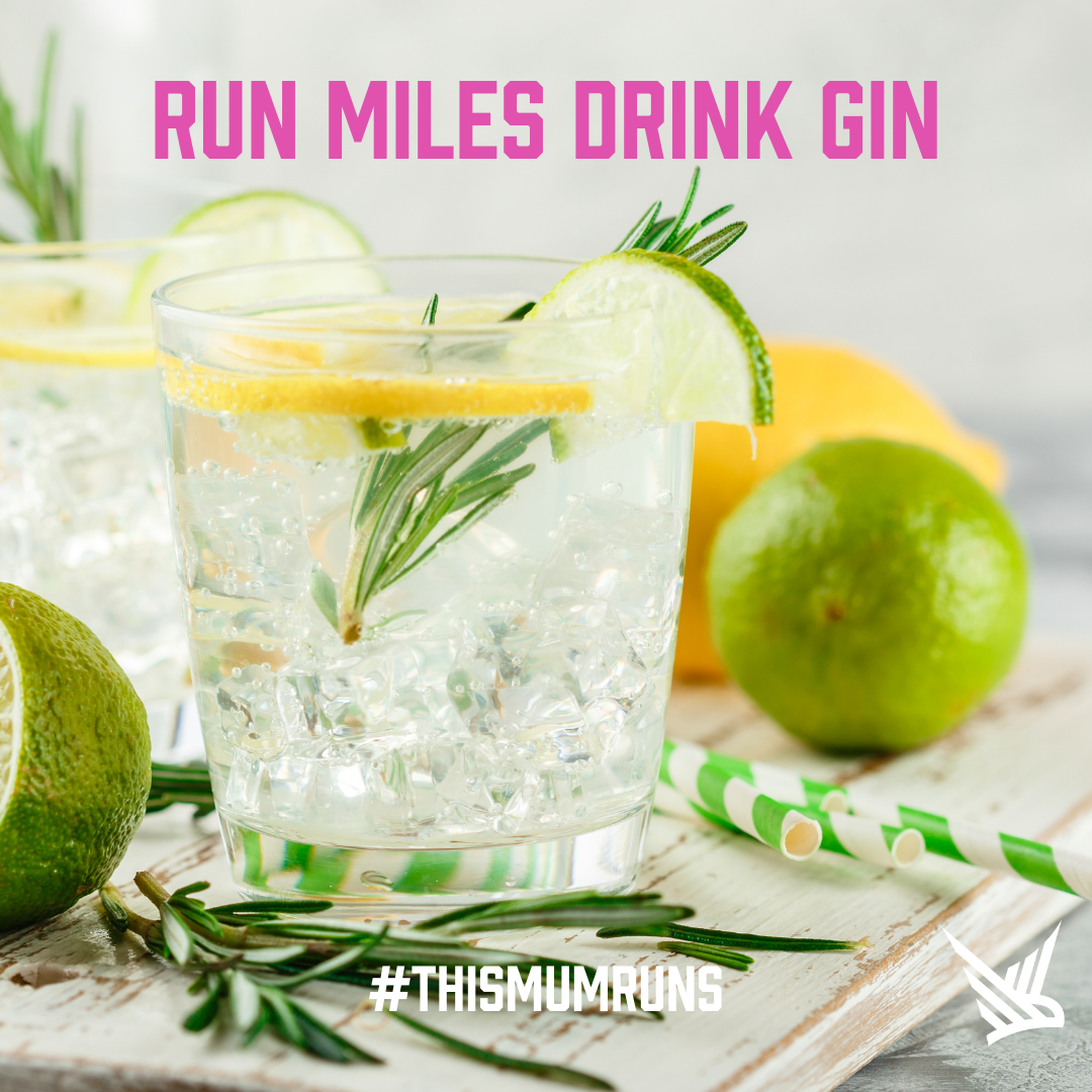 Run Miles. Drink Gin. #WORLDGINDAY